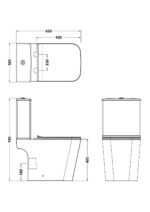 Rimless Pan, Cistern & Soft Close Seat - Image 2