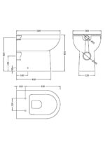 Nuie Ivo Comfort Height Back To Wall Pan - Image 3