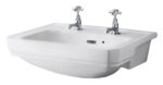 560mm Semi Recessed Basin (2 Tap Hole)
