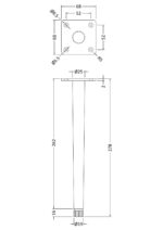 Wall Hung Vanity Decorative Leg Set - Image 3