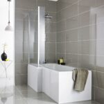 1500mm square showerbath front panel