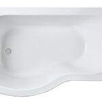 1500mm Left Hand P-Shaped Bath