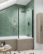 Square Bath Screen With Fixed Return - Image 2