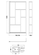 Abstract Bath Screen - Image 3