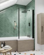 Square Bath Screen With Fixed Return - Image 2