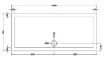 Slip Resistant Rectangular Shower Tray 1600 x 700mm - Image 3
