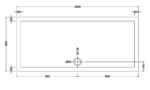 Slip Resistant Rectangular Shower Tray 1800 x 800mm - Image 3