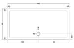 Slip Resistant Rectangular Shower Tray 1800 x 900mm - Image 3