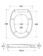 Nuie Standard Soft Close Toilet Seat - Image 2