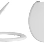 Traditional Toilet Seat Chrome Hinges