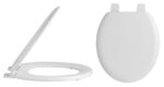 Hudson Reed Traditional Toilet Seat Plastic Hinges