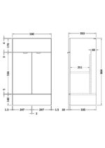 500mm Vanity Unit - Image 2