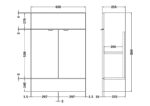 600mm Vanity Unit - Compact - Image 2