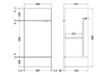 Hudson Reed Fusion 400mm Vanity Unit - Image 2