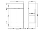 500mm Vanity Unit - Compact - Image 2