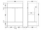 600mm Vanity Unit - Image 2