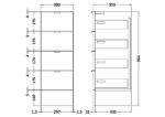 Hudson Reed Fusion 300mm Drawer Unit - Image 2