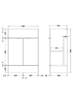 600mm Vanity Unit - Image 3