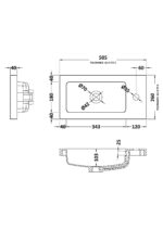500mm Compact Basin - Image 2