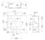 Undermount Sink Central Waste 1.5 Bowl 549x441x195 RH - Image 2