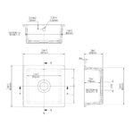 Undermount Single Bowl with Overflow 457x457x203 - Image 2