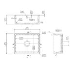 Undermount Single Bowl with Overflow 548x442x197 - Image 2