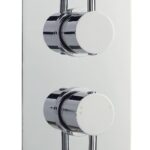 Twin Thermostatic Shower Valve With Diverter