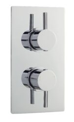 Twin Thermostatic Shower Valve With Diverter