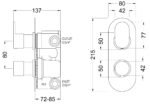 Hudson Reed Twin Valve With Diverter - Image 2