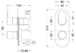 Hudson Reed Twin Thermostatic Shower Valve - Image 2