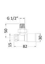 Straight Radiator Valve Pack (Pairs) - Image 2