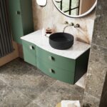 1000mm Right Hand Cabinet With Marble Top - Image 2