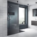 1200mm Wetroom Screen & Support Bar - Image 2
