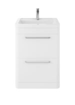 Floor Standing 600mm Cabinet & Ceramic Basin