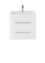 Hudson Reed Solar Wall Hung 600mm Cabinet & Ceramic Basin