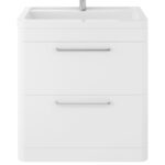 Floor Standing 800mm Cabinet & Ceramic Basin