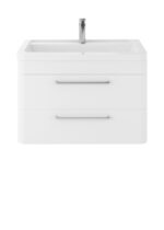 Wall Hung 800mm Cabinet & Ceramic Basin