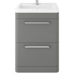 Floor Standing 600mm Cabinet & Ceramic Basin