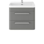 Wall Hung 600mm Cabinet & Thin Edge Ceramic Basin