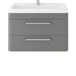 Wall Hung 800mm Cabinet & Ceramic Basin