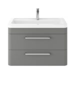 Hudson Reed Solar Wall Hung 800mm Cabinet & Ceramic Basin