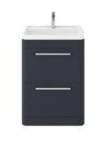 Hudson Reed Solar Floor Standing 600mm Cabinet & Polymarble Basin
