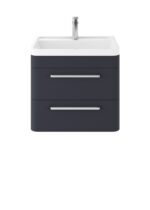 Hudson Reed Solar Wall Hung 600mm Cabinet & Polymarble Basin