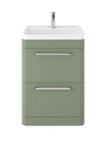 Hudson Reed Solar Floor Standing 600mm Cabinet & Polymarble Basin