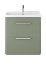 Floor Standing 800mm Cabinet & Thin Edge Ceramic Basin