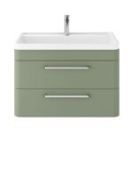 Hudson Reed Solar Wall Hung 800mm Cabinet & Polymarble Basin