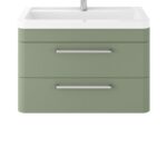 Wall Hung 800mm Cabinet & Polymarble Basin