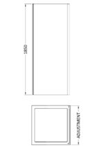 1850 x 900mm Side Panel - Image 2