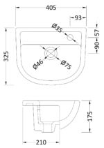 Oculus Semi Recessed Basin - Image 2