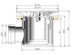 Nuie Black Fast Flow Shower Waste - Image 3
